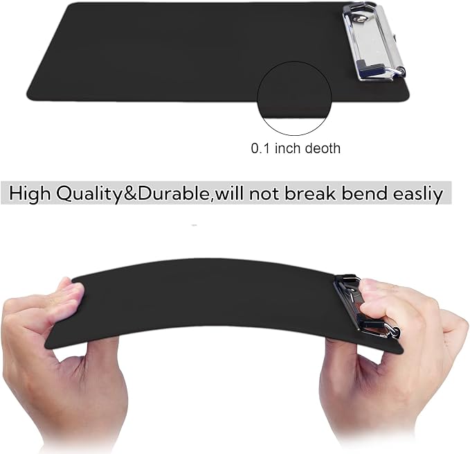 6 Pack Clipboards Bulk with Pen Holder, Thickened Nursing Clip Boards 8.5x11 - Image 4