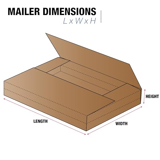 Tape Logic TLM962BFK Easy-Fold Mailers, 9 1/2" x 6 1/2" x 2" - Image 2