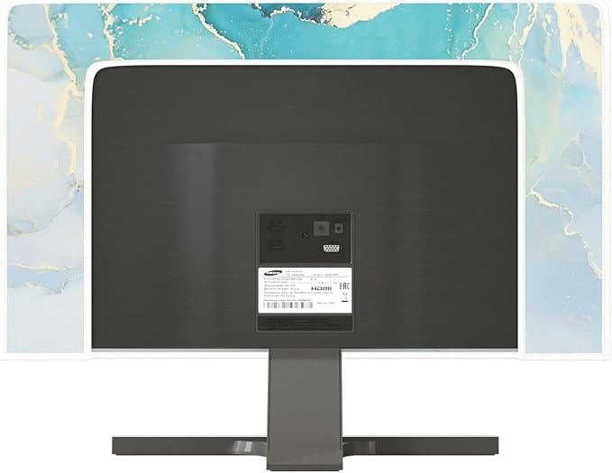 Baocicco Blue Green Marble TV Display Screen Cover 75 Inch Creative Anti-Static - Image 5