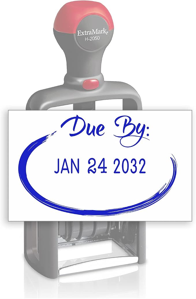 Heavy Duty Style Office Date Stamp by ExtraMark