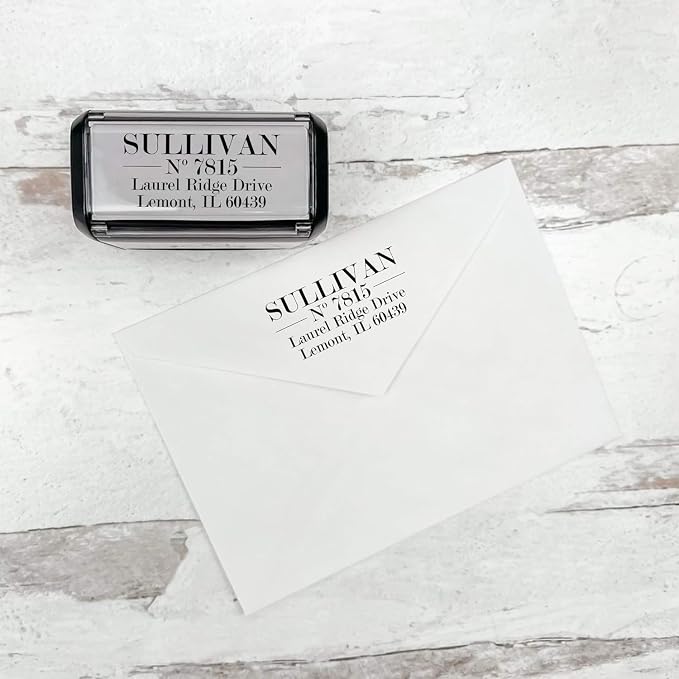 Self Inking Modern Address Stamps | Custom Return Address Stamper - Image 7