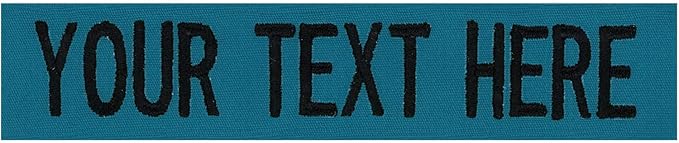 Custom Uniform Name Tapes Solid Colors. Made in The U.S.A. Ships Under 24 by NORTHERNSAFARI