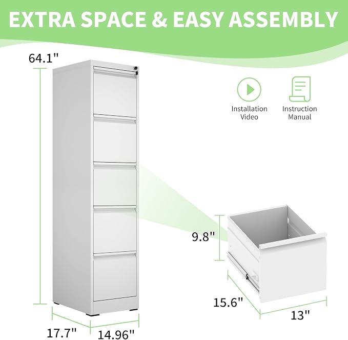 OPTYMIRA Metal File Cabinet - Image 3