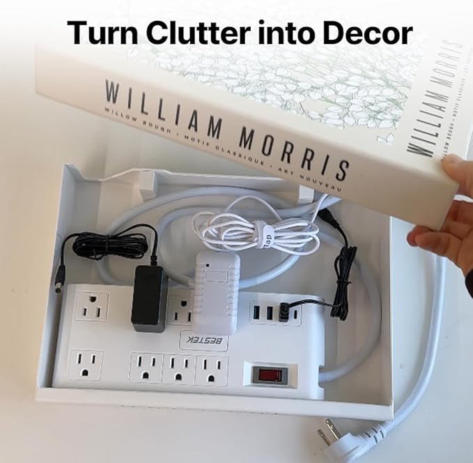 Book Shape Decorative Cable Management Box - Image 3