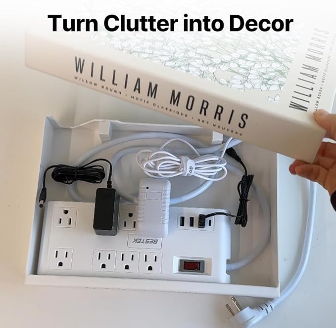 Book Shape Decorative Cable Management Box - Image 3