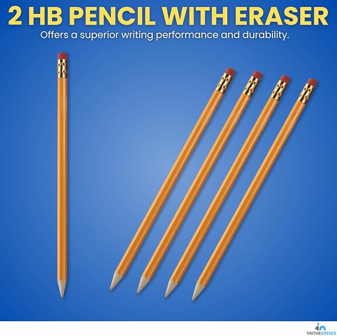 1InTheOffice Pre Sharpened Pencils #2, Pencils - Image 2