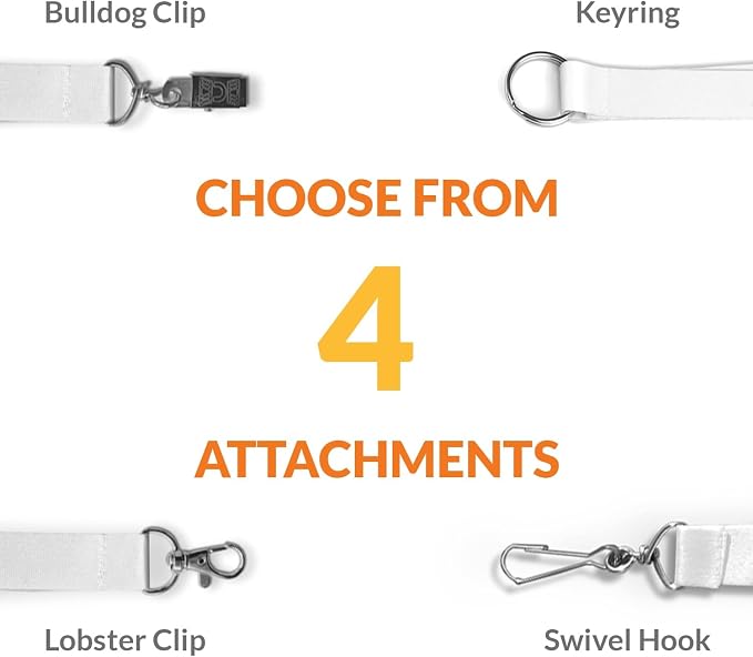 Wristband Bros Custom Lanyards For ID Badges, Keys & More | Add Text & Logos | - Image 3