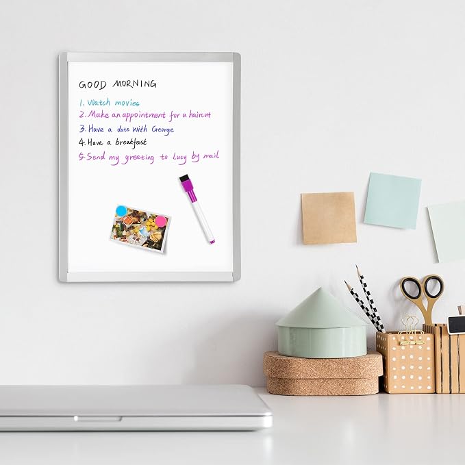 VUSIGN Small Dry Erase Whiteboard, 11 x 14 Inches White Board - Image 6