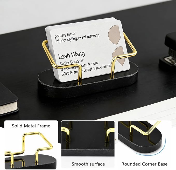 Qirvaten 2 Pieces Business Card Holder - Image 3