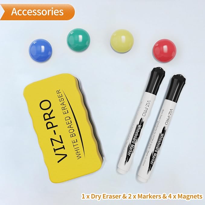VIZ-PRO Magnetic Whiteboard/Dry Erase Board - Image 5