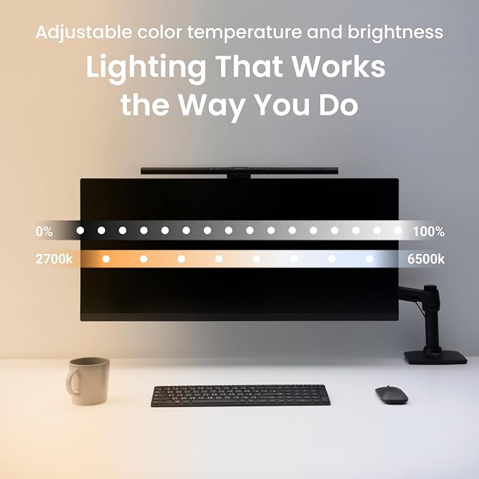 BenQ ScreenBar Pro LED Monitor Light Bar - Image 7