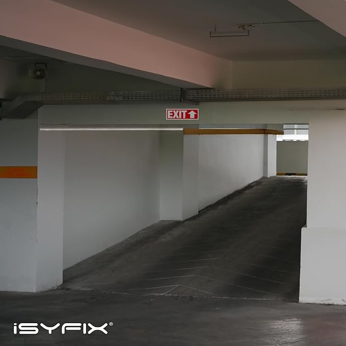 iSYFIX Exit Signs Stickers 12 Pack 12x4 Inch - Image 2