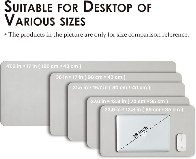 HOMIEAZICOZI Leather Desk Mat - Image 5