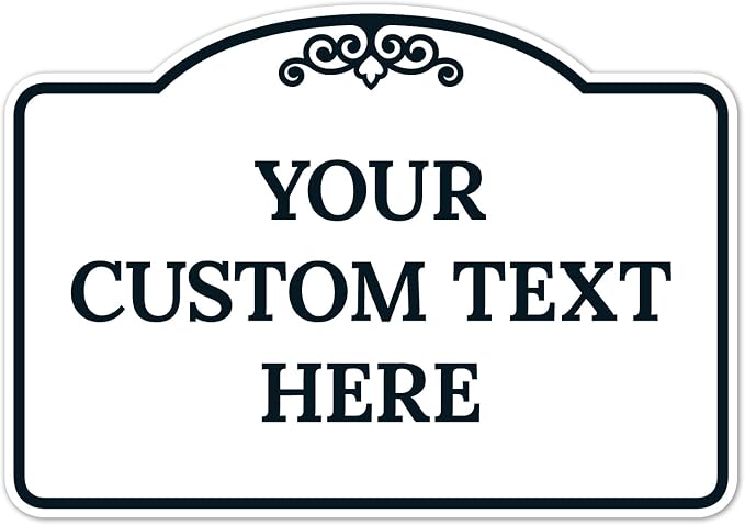 Custom Decorative Sign, Personalized Metal Sign by SigoSigns