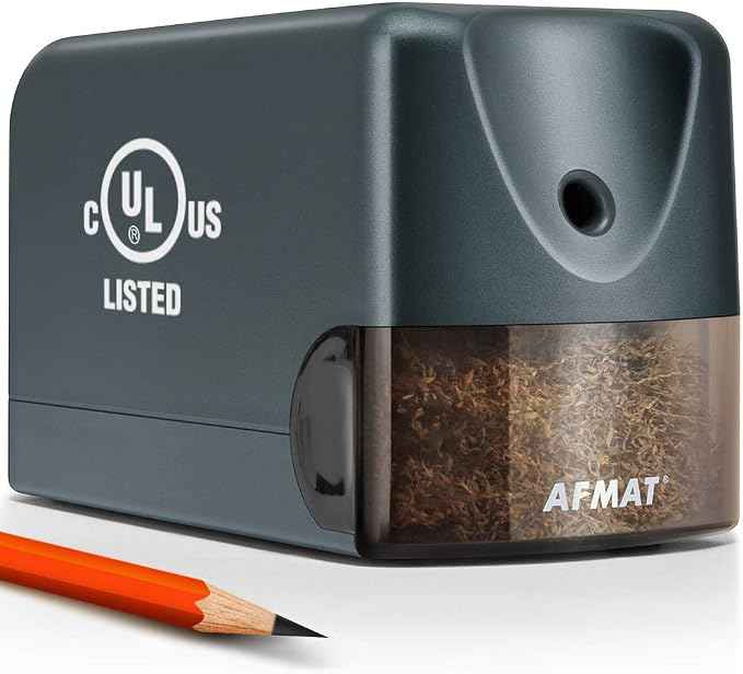 AFMAT Electric Pencil Sharpener, Heavy Duty Pencil Sharpeners