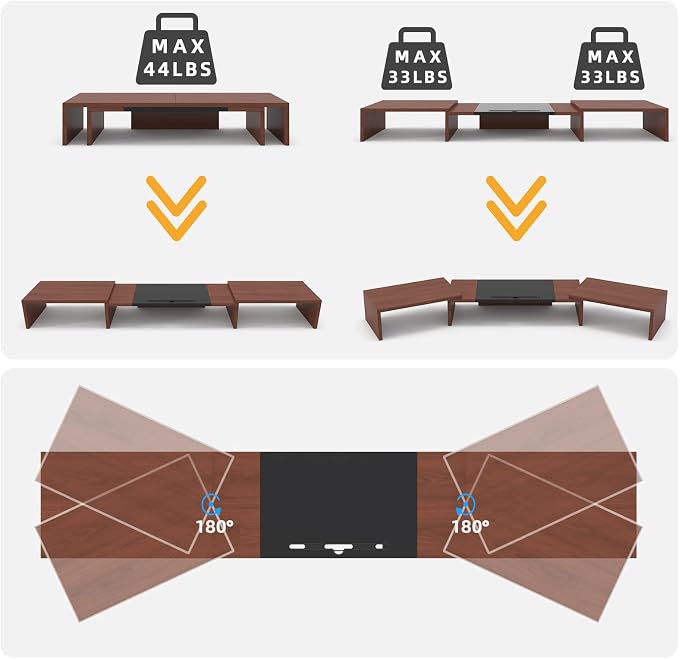 WESTREE Triple Monitor Stand Riser - Image 5