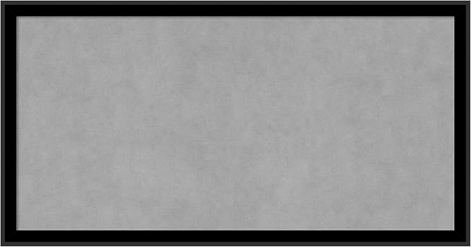 Amanti Art Black Framed Magnetic Board 13x25 Small Vision Board by AmantiArt