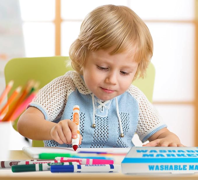Rarlan Washable Markers Bulk, Markers - Image 6