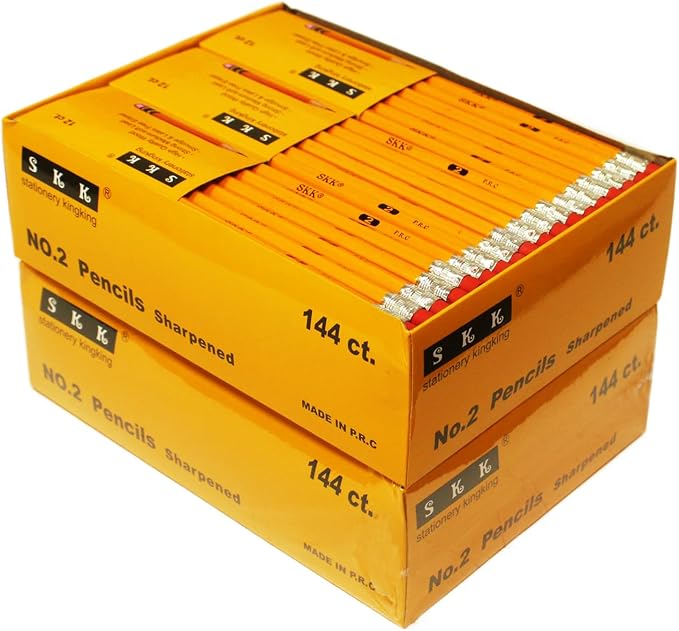 SKKSTATIONERY Pre-sharpened pencils, Pencils Sharpened by SKKSTATIONERY