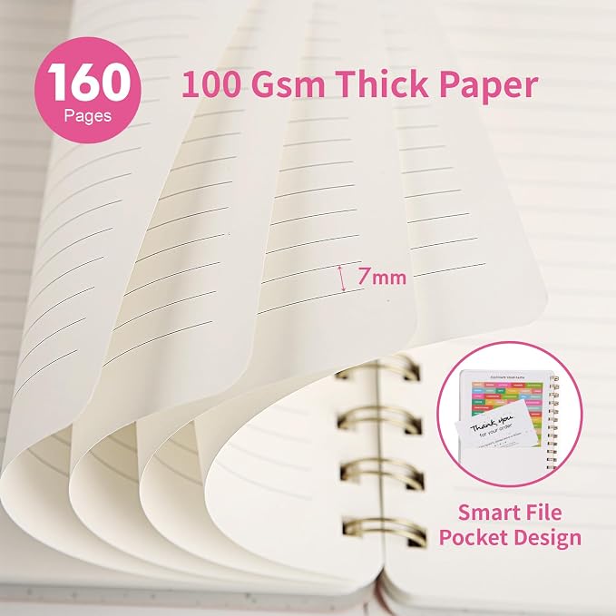 Spiral Notebook-5.75" x 8.125" College Ruled Journal - Image 3