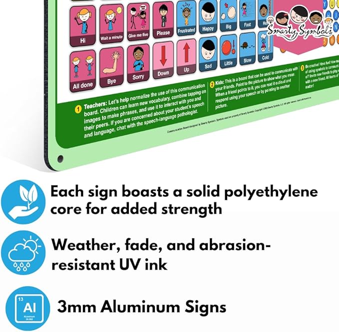 Weather-Proof Aluminum School Playground Communication Board - Image 4