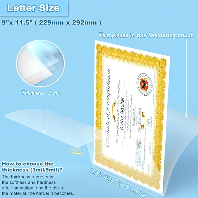 Laminating Sheets, Universal Lamination Paper - Image 2