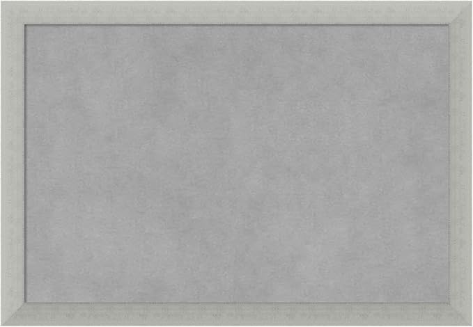 Amanti Art Silver Framed Magnetic Board 14x20 Small Vision Board by AmantiArt