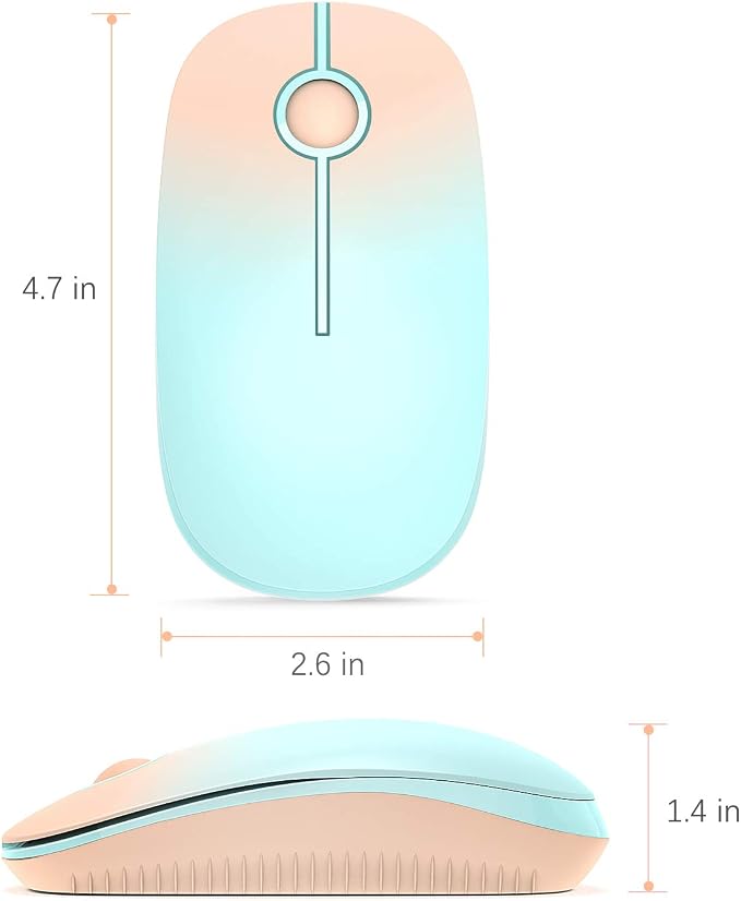 VssoPlor Wireless Mouse, 2.4G Slim Portable Computer Mice - Image 7