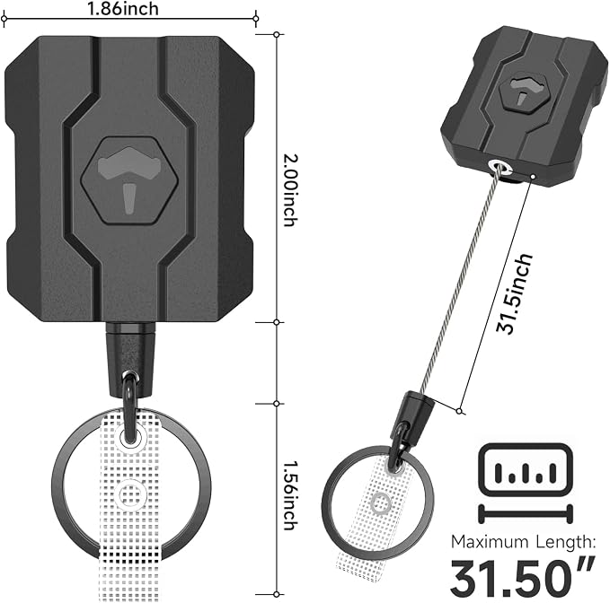 VYNCS Retractable Keychain Badge Holder - Image 4