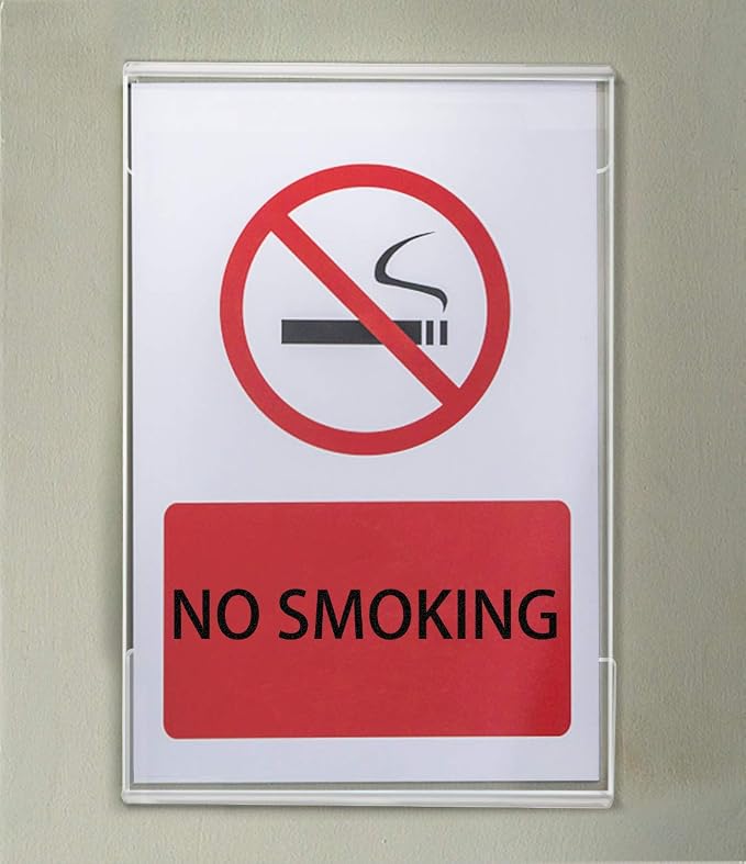Niubee 11x14 inch Wall Mount Acrylic Sign Holder - Image 5
