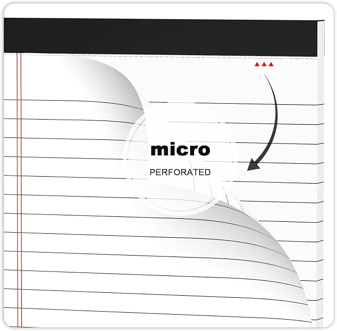 AILZFEI 6pcs Small Note Pad 5x8 College Ruled Legal Pads Paper Notepads 6 Pack - Image 5