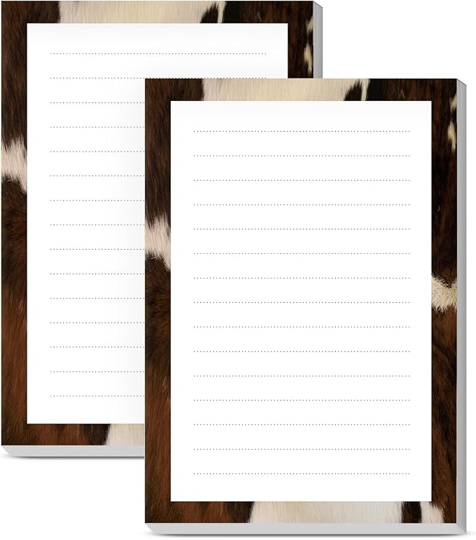 SXboxing Sticky Notes 4X6 Inches, 2 Pack Large Cute Self-Stick Pads, Bright by SXboxing