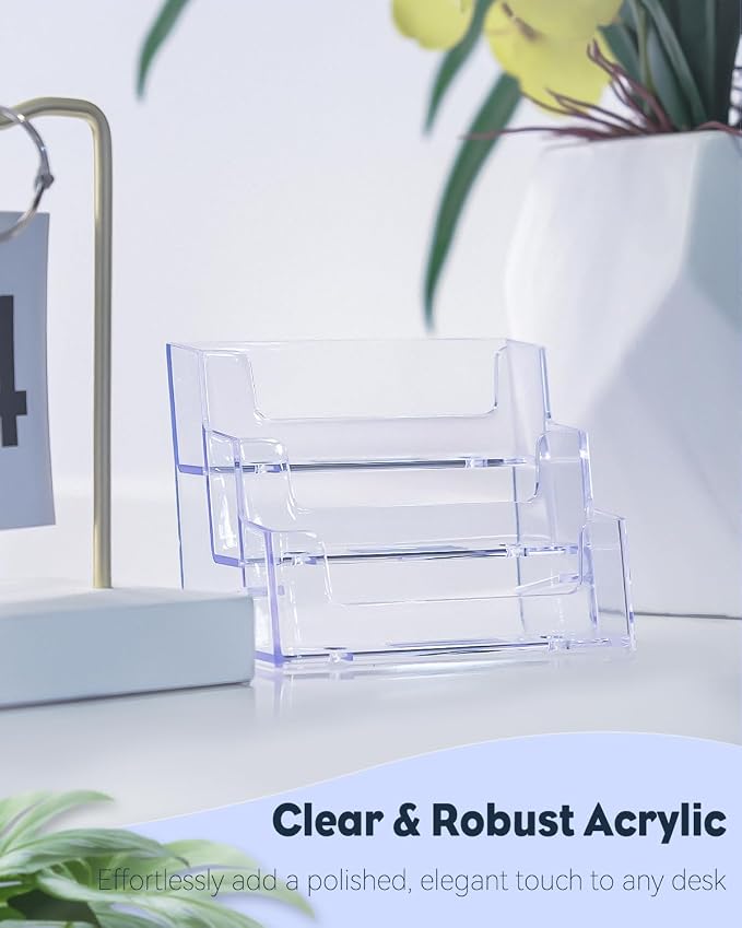Uniclife Acrylic Business Card Holder - Image 3