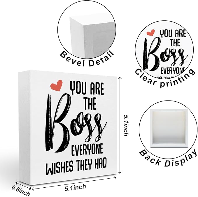 Boss Gifts for Women Man Leadership Gifts, Thank You Gifts Office Decor - Image 2