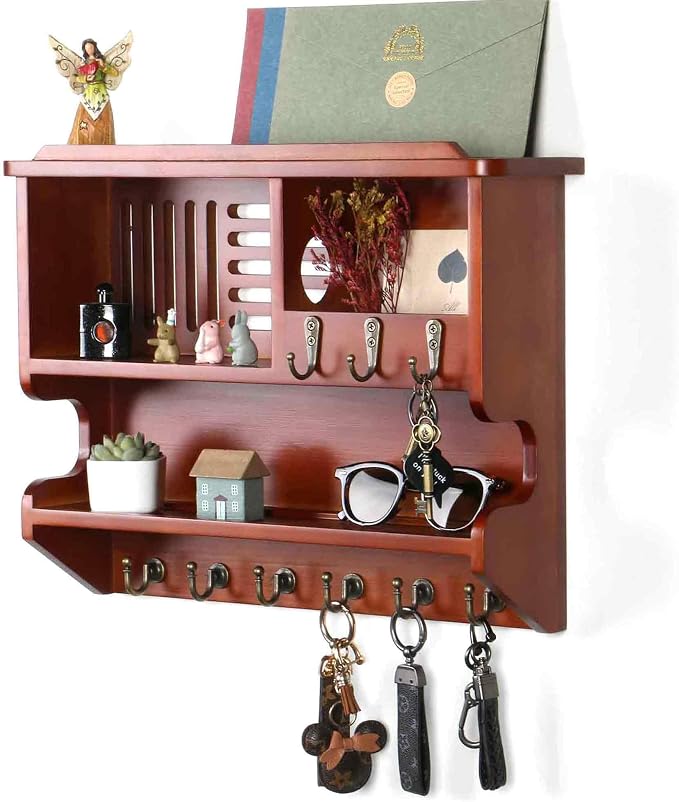 Mutsault Key Holder for Wall, Mail and Key Holder for Home Decor, Key and Mail - Image 6