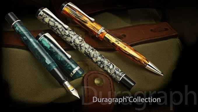 Conklin Duragraph Fountain Pen Forest Green
