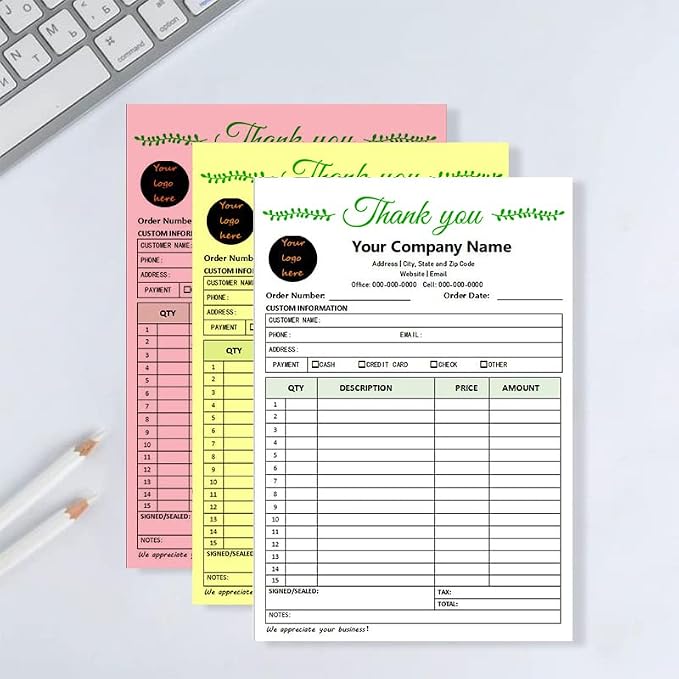 Custom Carbonless Sales Invoice Form Books - Image 5