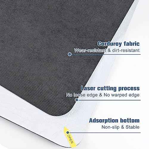 Placoot Office Chair Mat for Hardwood Floor, 55"x35" Computer Chair Rug, Under Desk Mat, Large Anti-Slip Floor Protector for Home Office