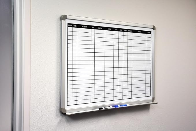 ER Dry-Erase Hospital Whiteboard 48" x 36" - Image 2
