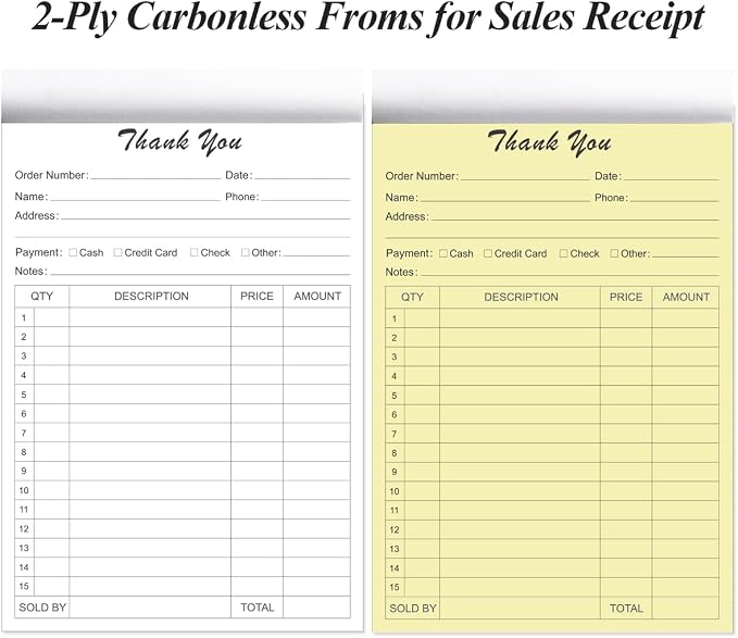 Thank You Receipt Book - Image 2