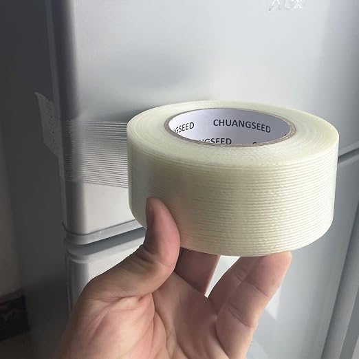 CHUANGSEED 2-Pack Mono Filament Strapping Tape 6.2mil x 2Inch x 30yds Commodity - Image 3