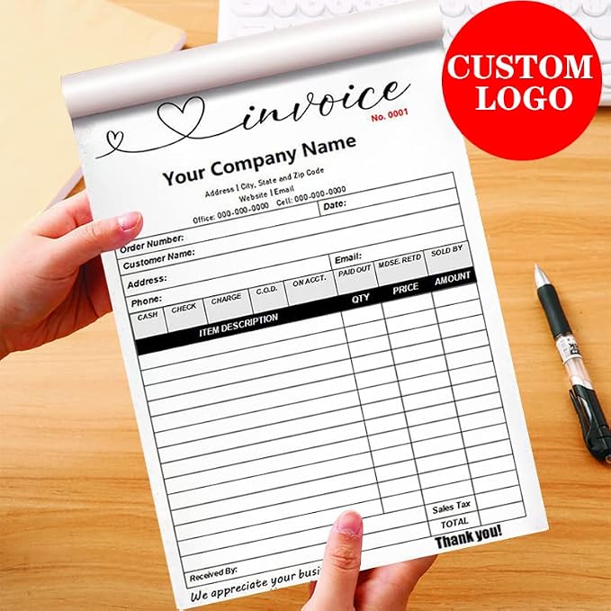 Custom Carbonless Sales Invoice Form Books - Image 7