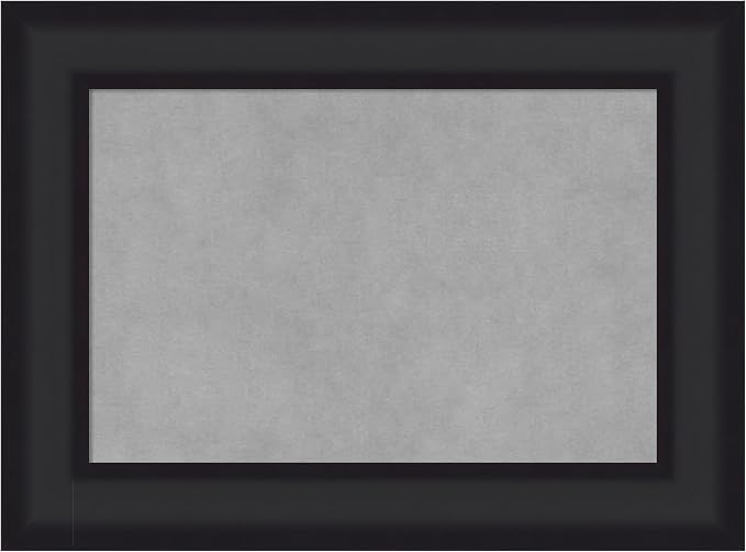 Amanti Art Black Framed Magnetic Board 17x23 Small Vision Board by AmantiArt