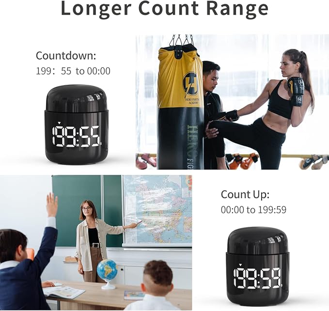 MeesMeek Digital Kitchen Timer, Countdown Countup Timer - Image 4