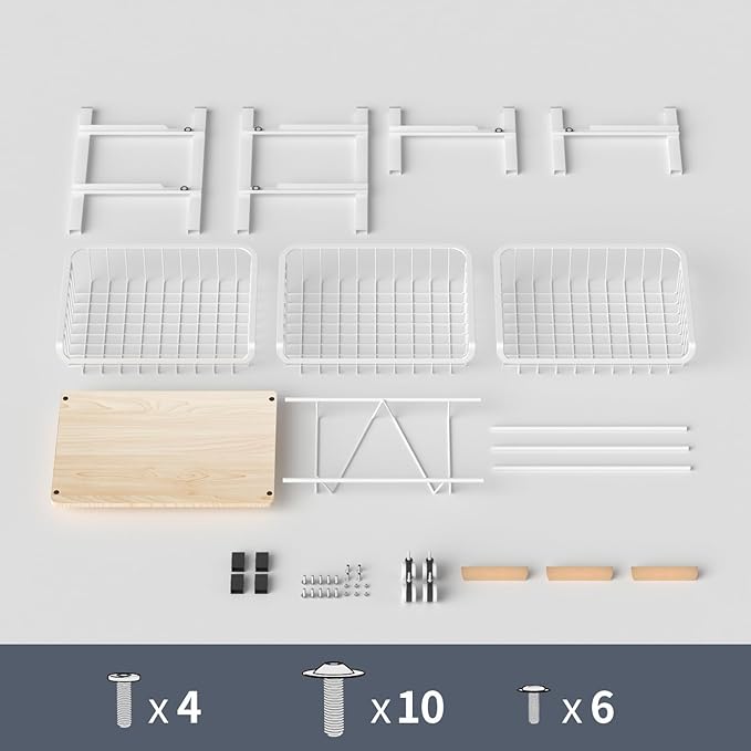 NiuYichee 4-Layer Fruit Basket Kitchen Food Storage Organizer and Storage Rack - Image 5