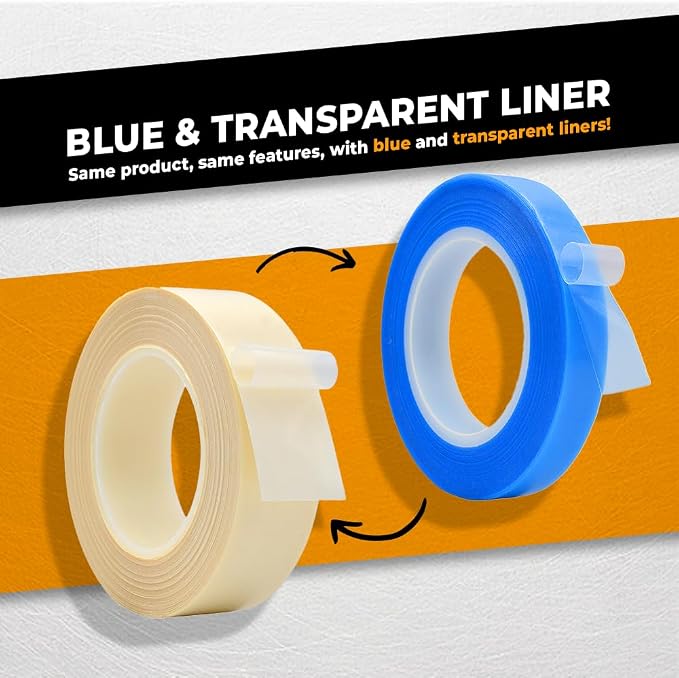 WOD SPT7A UHMW Polyethylene Transparent Film Slick Tape, 1 inch x 10 ft. - Image 5
