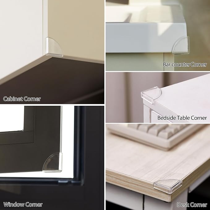EBUKTUK 4pcs, Table Corner Protector, Corner Protector to Cover Sharp Furniture - Image 3