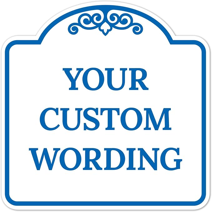 Custom Decorative Sign, Personalized Metal Sign by SigoSigns