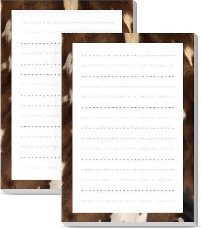 SXboxing Sticky Notes 4X6 Inches, 2 Pack Large Cute Self-Stick Pads, Bright by SXboxing