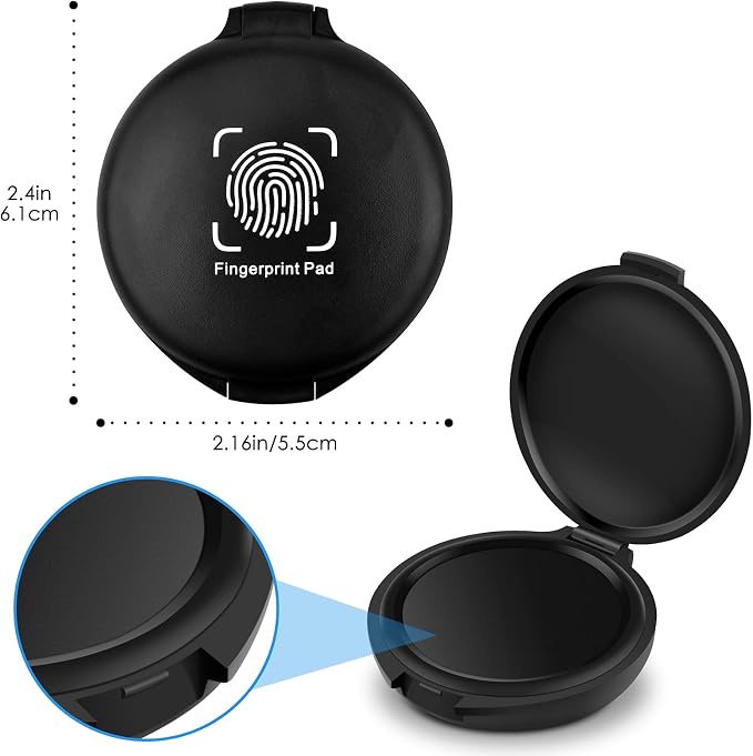 ERKOON Fingerprint Ink Pads, Thumbprint Ink Pad - Image 4